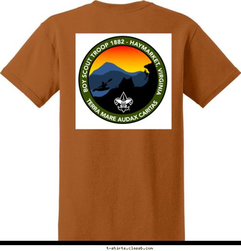 TROOP 123 CITY, STATE  T-shirt Design 