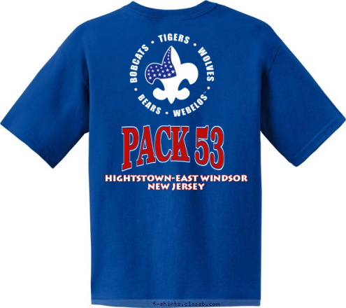 DO YOUR BEST PACK 53 PACK 53
 HIGHTSTOWN-EAST WINDSOR
NEW JERSEY  T-shirt Design 