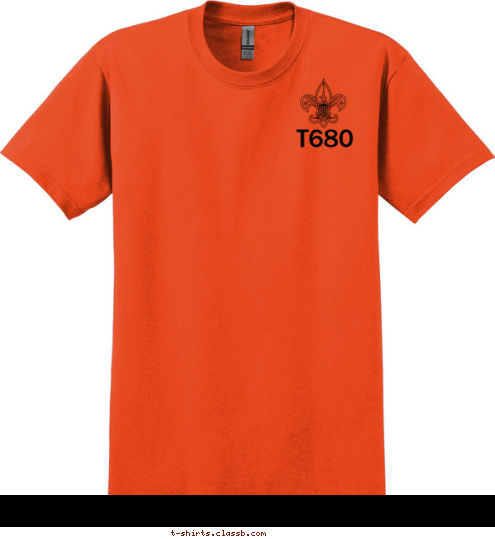 New Text BOY SCOUTS OF
AMERICA T680 RANCHO BERNARDO, CA

BOY SCOUTS OF AMERICA TROOP 680
 T-shirt Design 