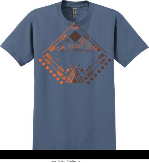 Avyatech Avya Technology CUB SCOUT PACK T-shirt Design 