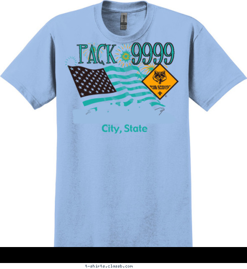 It's a 
Quad 9 Thing.
You wouldn't
Understand! PACK  9999 City, State T-shirt Design 