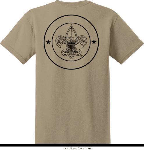 TROOP 123 florida  T-shirt Design 