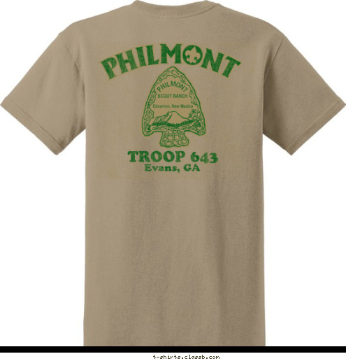 Evans, GA CREW 712-O Evans, GA TROOP 643 T-shirt Design 