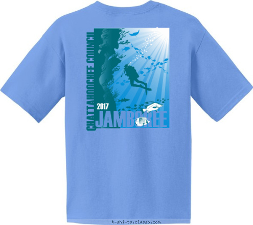 CHATTAHOOCHEE COUNCIL JAMBOREE CHATTAHOOCHEE COUNCIL 2017 T-shirt Design 