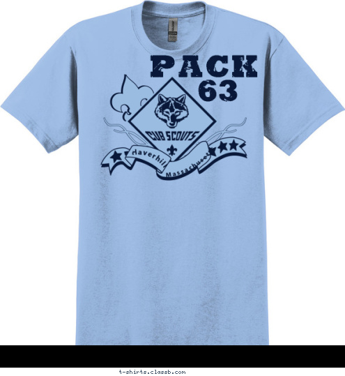 Pack
 63 Haverhill Massachusetts T-shirt Design 