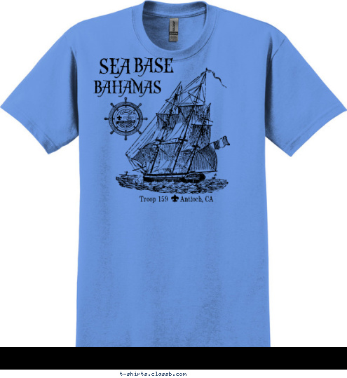 Steve Boss
Gary Feddersen
Curtis Frise
Danny Labrador
Gene Tafito Giovanni Boss
Michael Boushey
Brandon Frise
Daniel Frise
Niko Labrador
Leo La Rosa
Anthony Lopez
Cameron Muther
Tanu Tafito
Connor Warnock
Jacob Yano Advisors The Crew Troop 159      Antioch, CA BAHAMAS BASE SEA T-shirt Design 