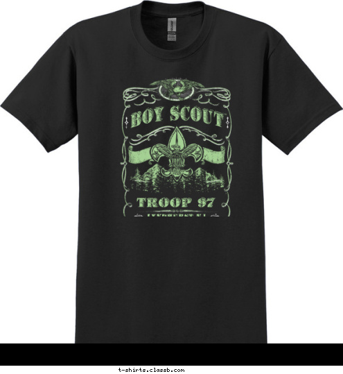   Lyndhurst,NJ TROOP 97 T-shirt Design 