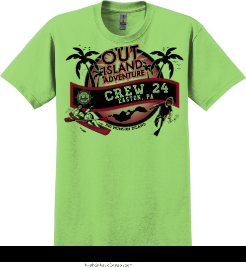 Easton, PA CREW 24 T-shirt Design 