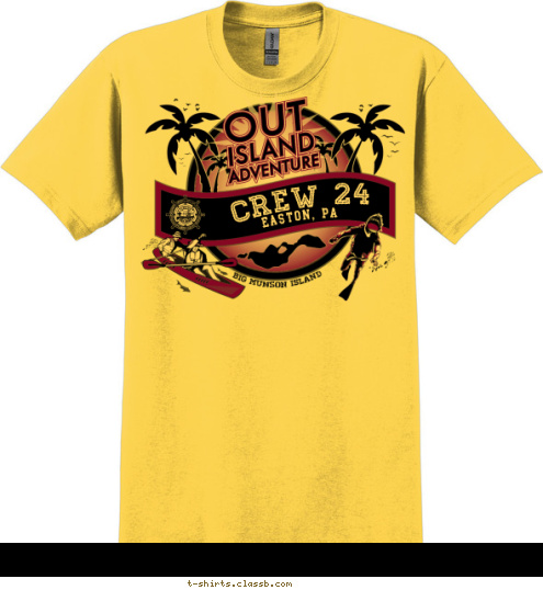 Easton, PA CREW 24 T-shirt Design 