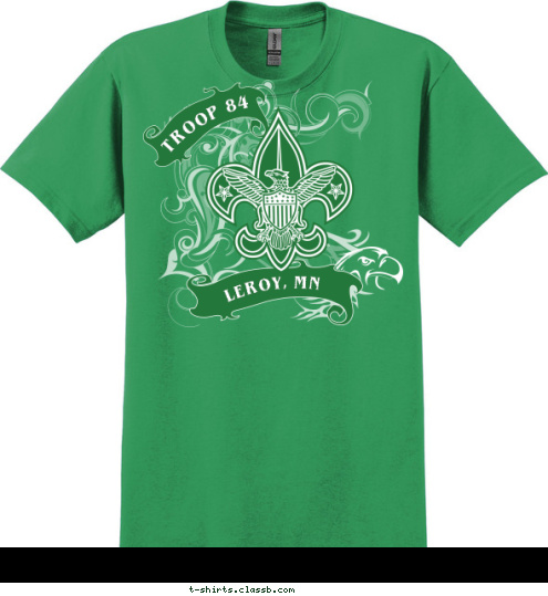 LEROY, MN TROOP 84 T-shirt Design 