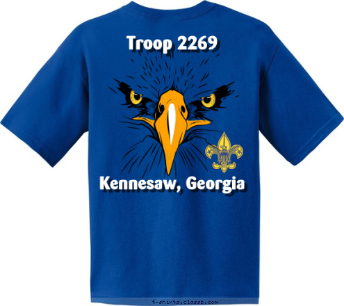 Kennesaw, Georgia Kennesaw, Georgia Troop 2269 Troop 2269 T-shirt Design 