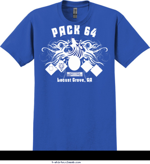 PACK 64 Locust Grove, GA T-shirt Design 