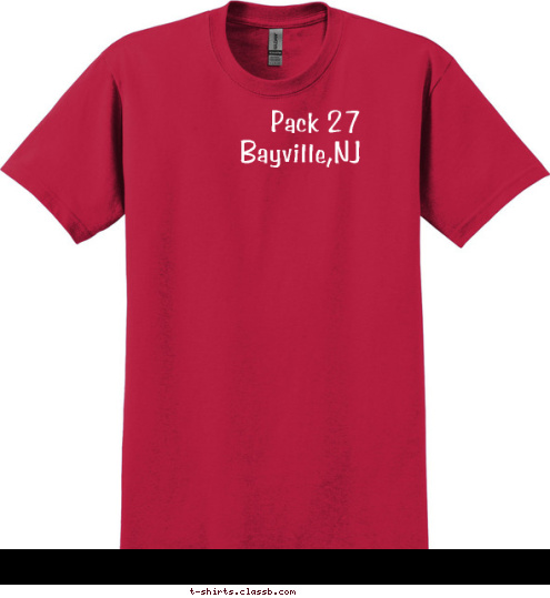 Pack 27 
Bayville,NJ T-shirt Design 