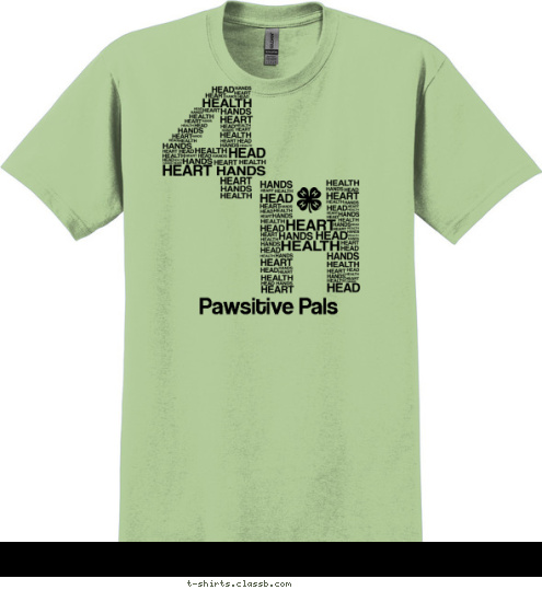 Marysville, OH Pawsitive Pals T-shirt Design 