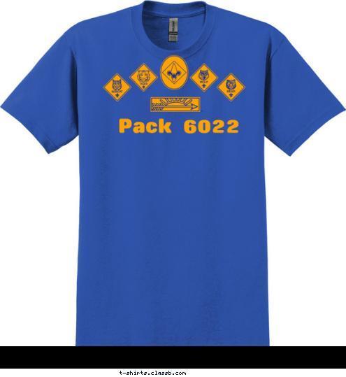 On the trail to the
Arrow of Light City, State Leave nothing but footprints. Pack 6022 T-shirt Design 