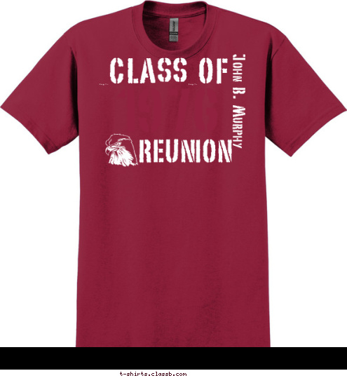 1976 John B. Murphy REUNION CLASS OF T-shirt Design 