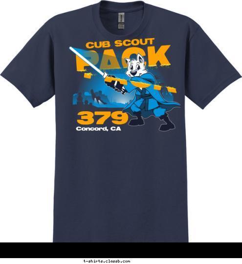 Concord, CA CUB SCOUT 379 T-shirt Design 