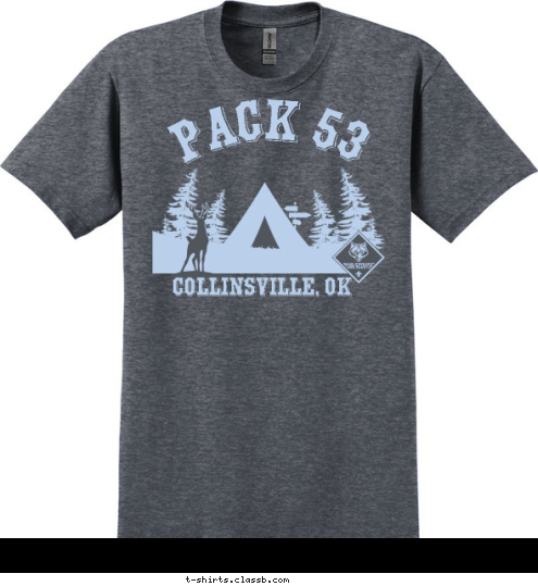 PACK 53 Collinsville, OK T-shirt Design 