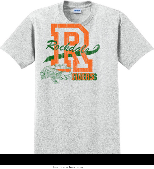 Rockdale GATORS TIGERS GATORS R T-shirt Design 