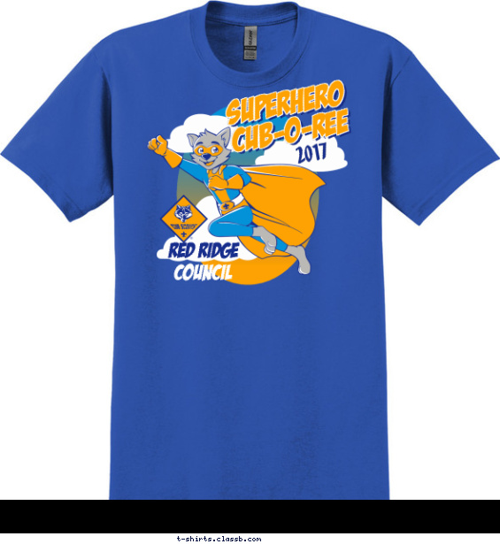 SP6855 Flying Hero T-shirt Design