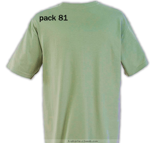 pack 81
 2005 Est. 81 BSA
Pack
 T-shirt Design 