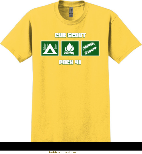 INDIANAPOLIS INDIANA CUB SCOUT PACK 41 T-shirt Design 