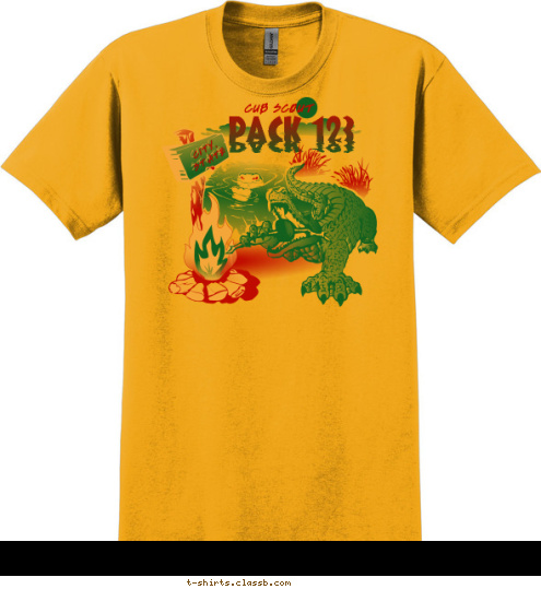 CITY,
STATE CUB SCOUT PACK 123 T-shirt Design 