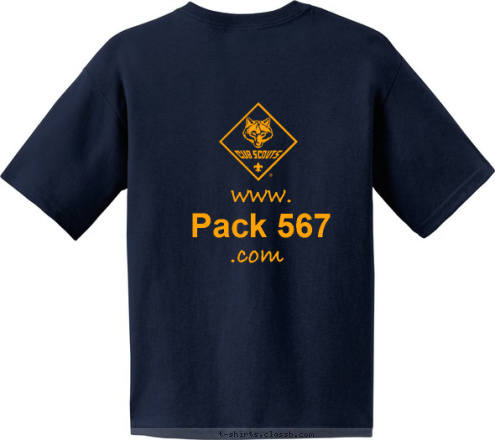 .com www. Pack 567 PACK 567 Kirkland, WA T-shirt Design 