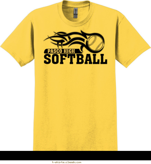 PASCO HIGH SOFTBALL T-shirt Design SP2368