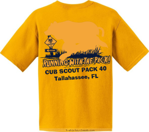 CUB SCOUT PACK 40
Tallahassee, FL T-shirt Design 