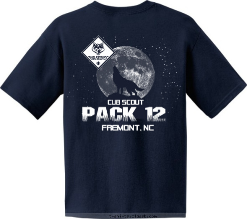 PACK 12 PACK 12 Fremont, NC Fremont, NC CUB SCOUT T-shirt Design 