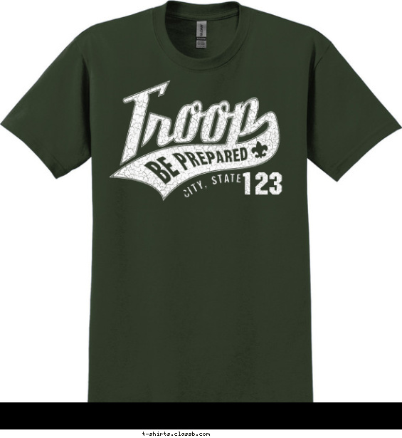 Script Tail with Motto T-shirt Design
