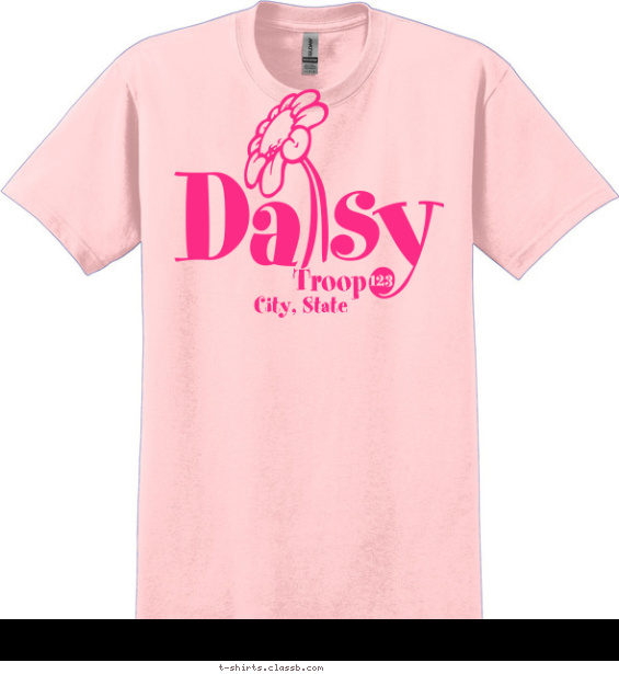 Daisy Troop T-shirt Design