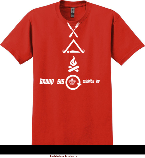 Wichita KS Troop 515 T-shirt Design 