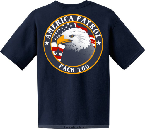 AMERICA PATROL PACK 160 T-shirt Design 