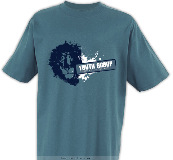 Lion Splash Shirt T-shirt Design