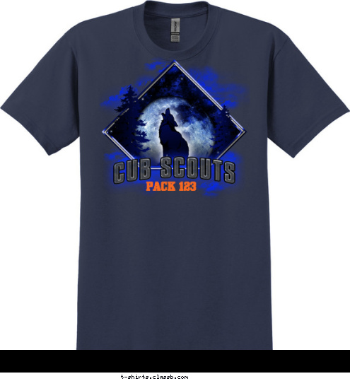 PACK 123 T-shirt Design 