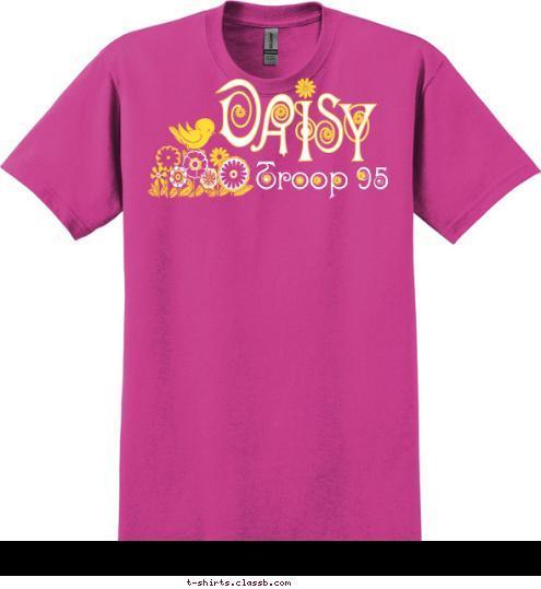 GIRL SCOUT Troop 95 T-shirt Design SP333