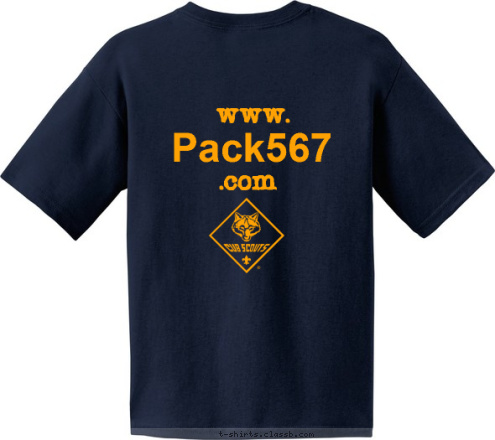 .com Pack567 www. Cub Scout Pack 567 Kirkland, WA T-shirt Design 