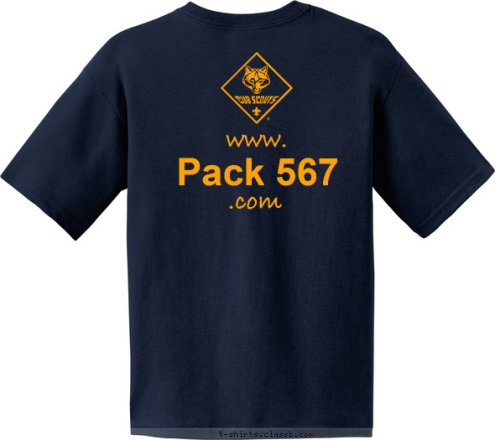 .com www. Pack 567 PACK 567 Kirkland, WA T-shirt Design 