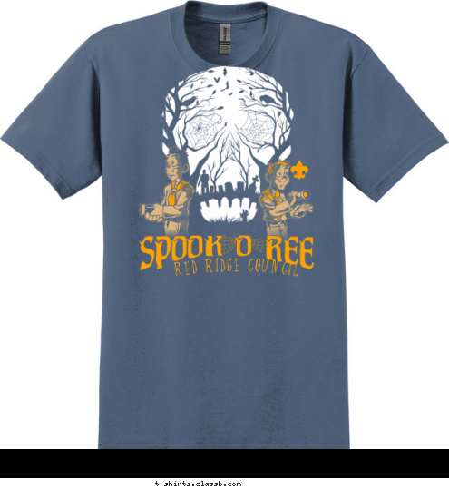 RED RIDGE COUNCIL SPOOK O REE T-shirt Design SP6640