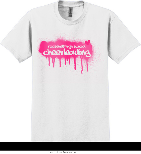 cheerleading roosevelt high school T-shirt Design sp1287