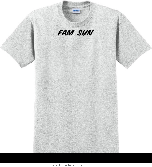 fam sun T-shirt Design 