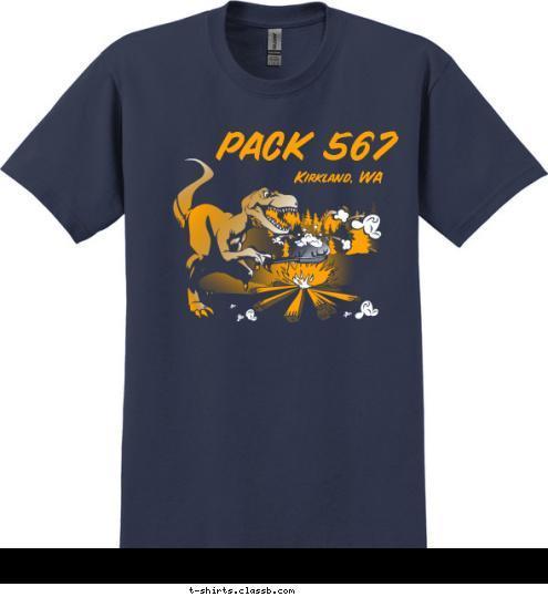 .com www. Kirkland, WA PACK 567 Pack 567 T-shirt Design 