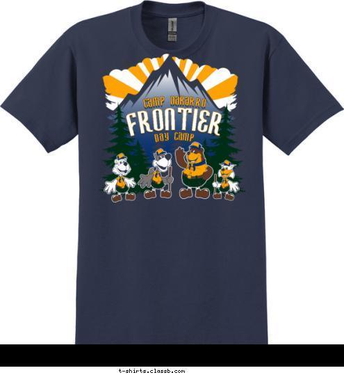 DAY CAMP CAMP OAKARRO FRONTIER T-shirt Design 