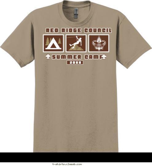 2018 SUMMER CAMP RED RIDGE COUNCIL T-shirt Design SP6979