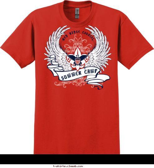 SUMMER CAMP RED RIDGE COUNCIL T-shirt Design SP6981