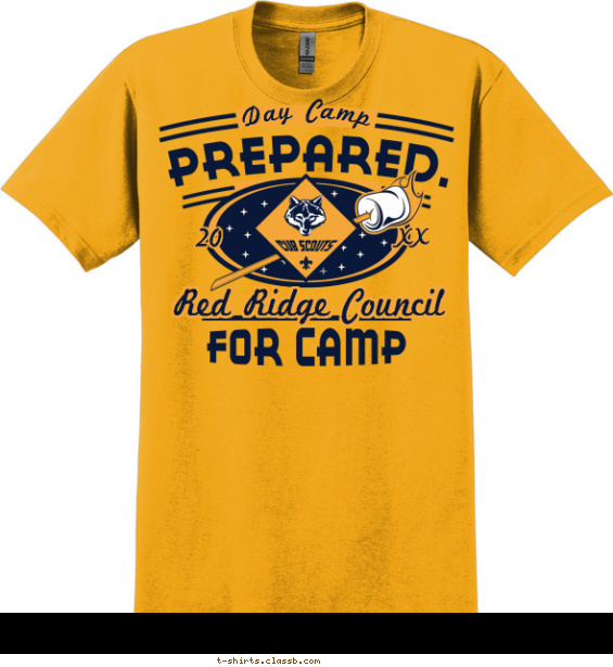 Prepared For Camp T-shirt Design