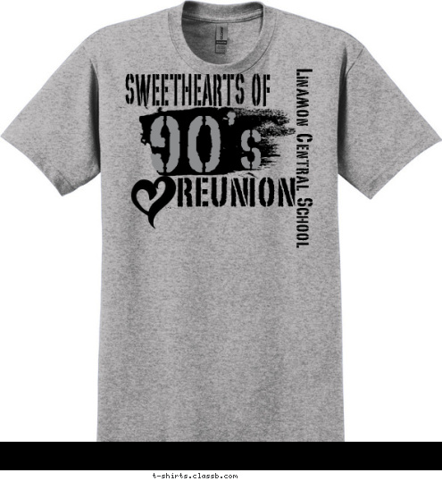 what a journey it has been... 90's Linamon Central School REUNION SWEETHEARTS OF T-shirt Design 