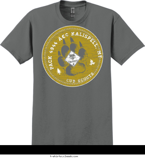 CUB SCOUTS PACK 4944 • Kalispell, MT  T-shirt Design 